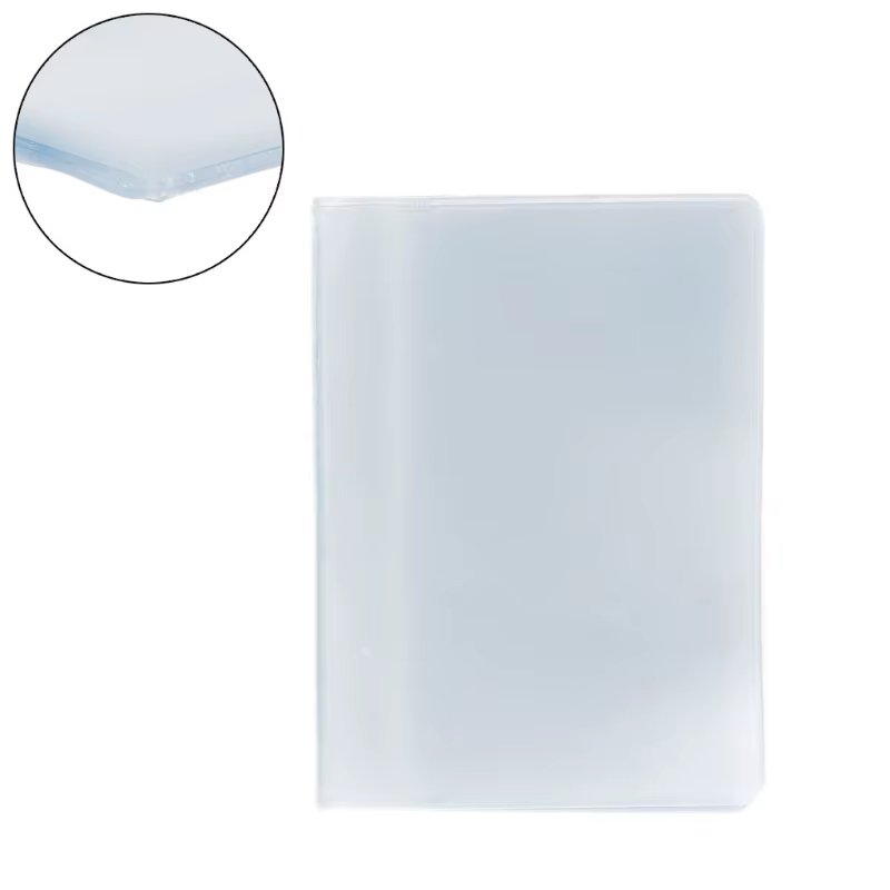 Q1QA – pochette transparente en plastique PVC pour carte de crédit