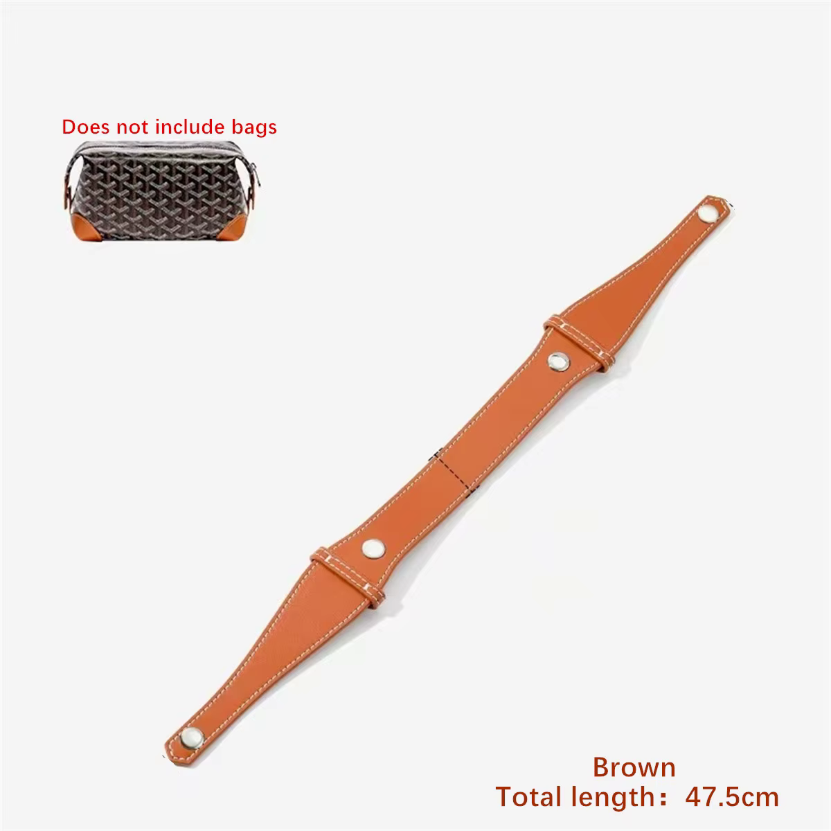 Sangle d'épaule extensible pour sac Goyard Bowling 25