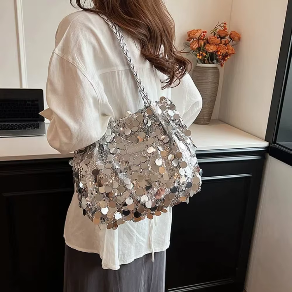 Nouveaux sacs à bandoulière à paillettes scintillantes