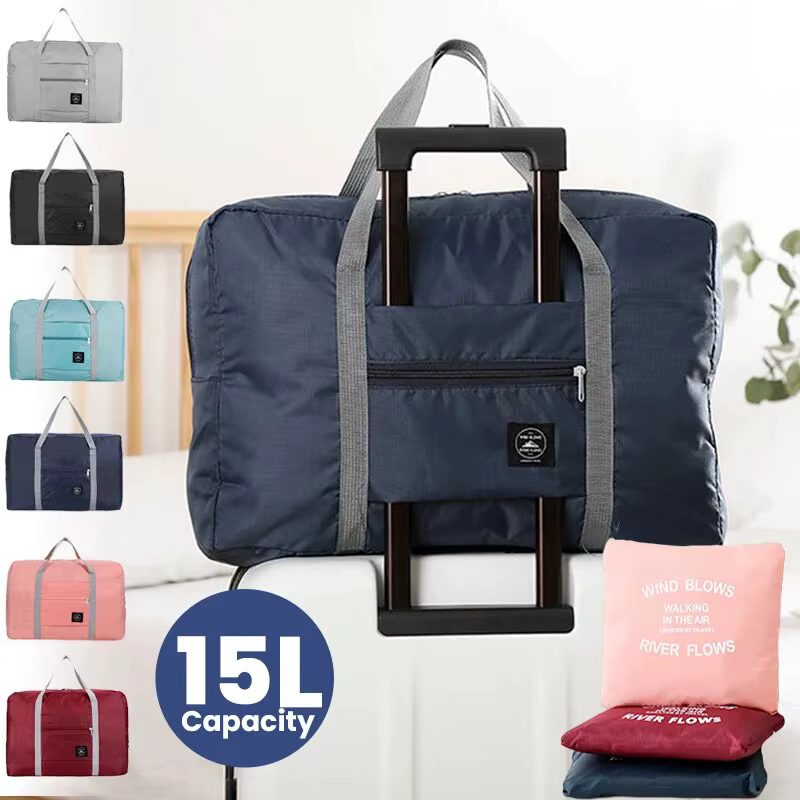 Sac de voyage pliable à la mode : sac à main de grande capacité et résistant aux éclaboussures pour fitness et voyages de vacances unisexes