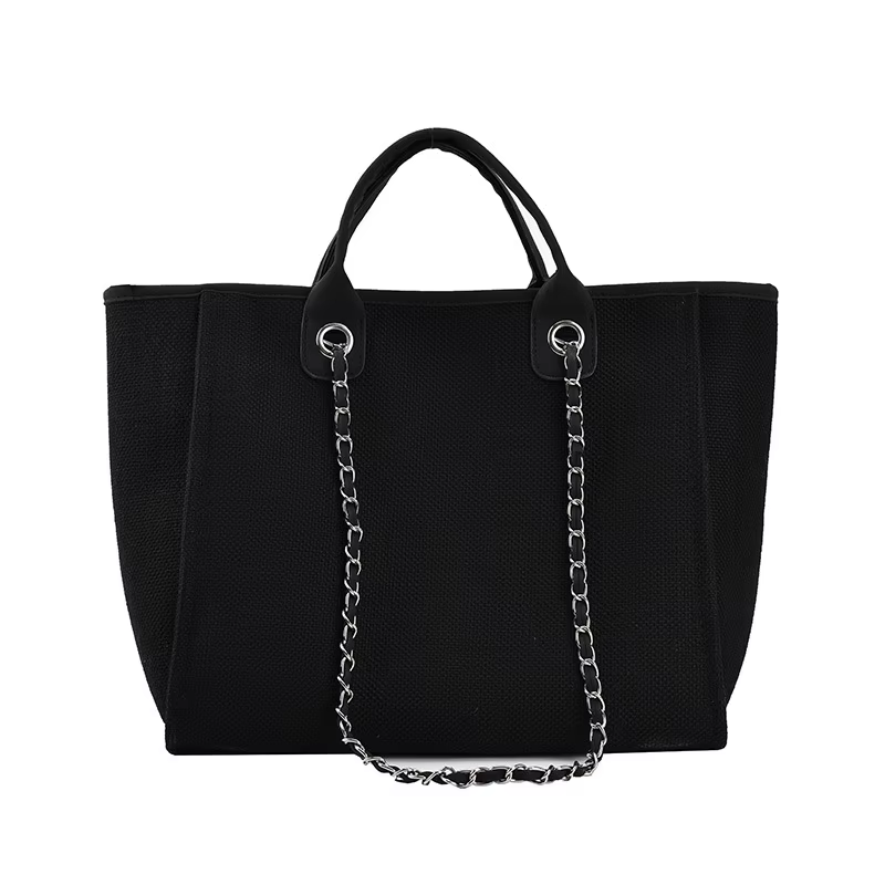 Nouveau sac seau européen américain 2025 marée femme grande capacité poche simple épaule diagonale chaîne sac fourre-tout