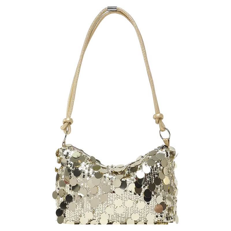 Nouveau Sac à Bandoulière Scintillant pour Femme 2026 – Pochette de Soirée Élégante et Brillante pour Fête