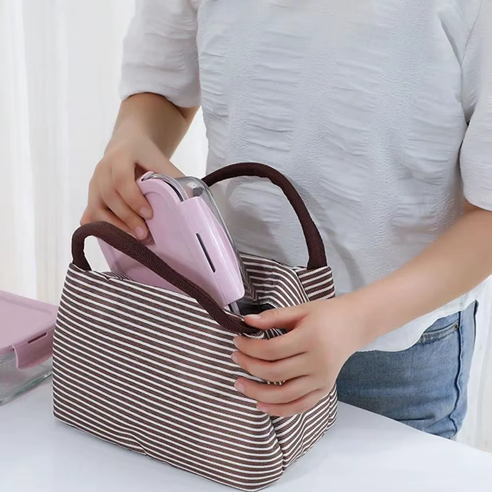 Sac isotherme portable pour boîte à bento