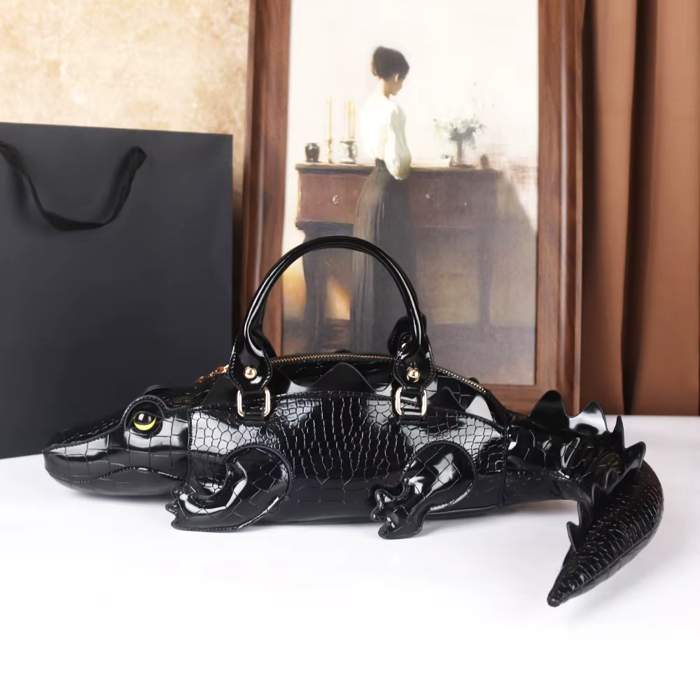 Le nouveau sac en crocodile de style 2025 est un sac