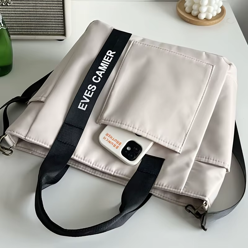 EVE's CAMER Sac à main multi-poches avec bandoulière réglable et fermeture éclair