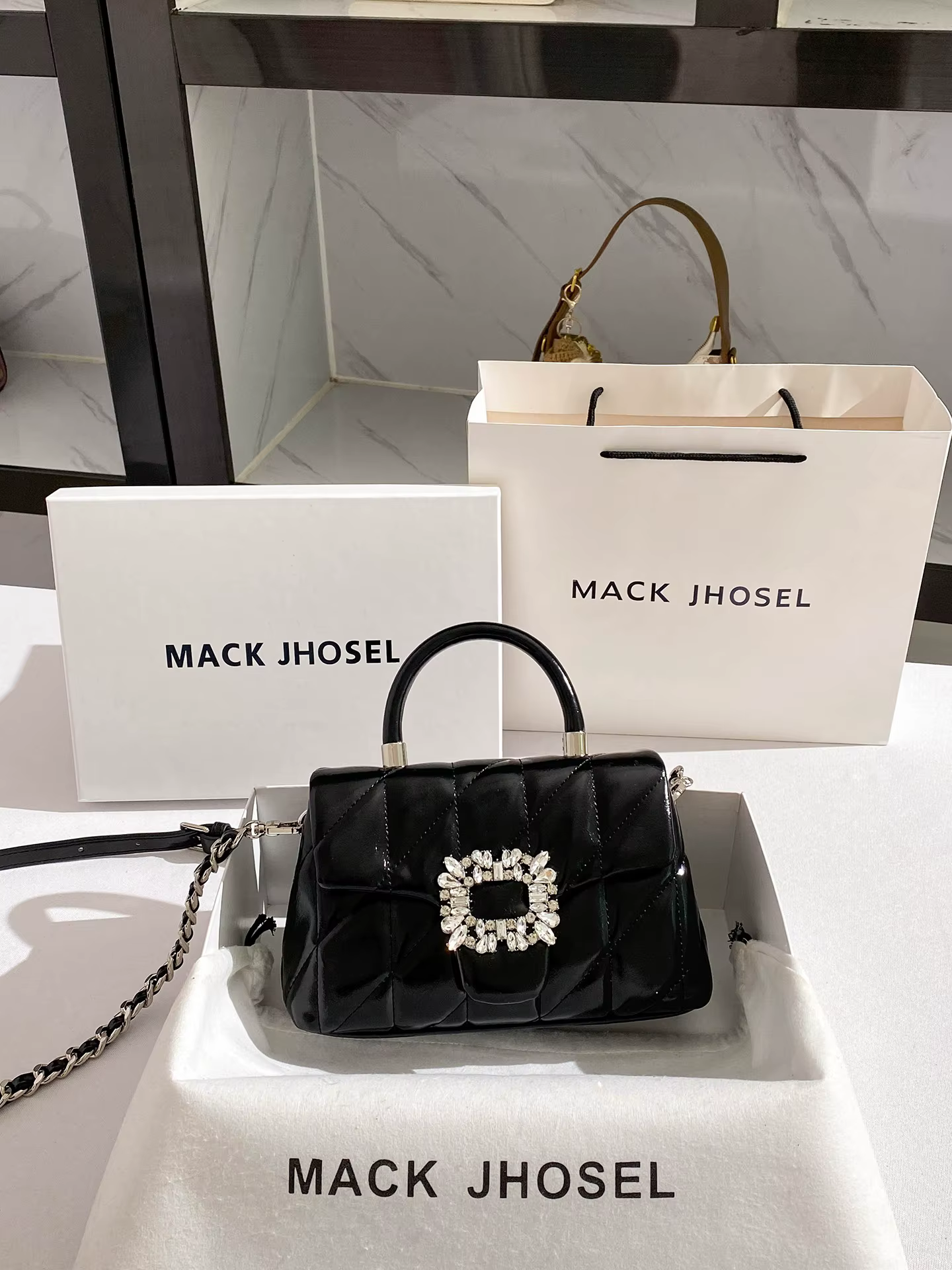 Sac carré compact Mack Jhosel 2025 – Sac à bandoulière pour trajets quotidiens