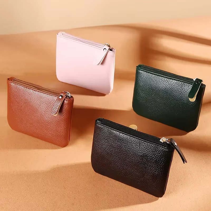 Nouveau Mini portefeuille marque de luxe concepteur femmes porte-monnaie rouge noir femme en cuir PU porte-clés pochette petite dame sac à main
