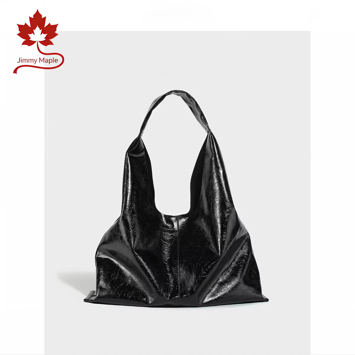Nouveau Style européen et américain grand fourre-tout décontracté couleur argent brillant cireux cuir de vache femmes aisselle sac à bandoulière sac à main de loisirs