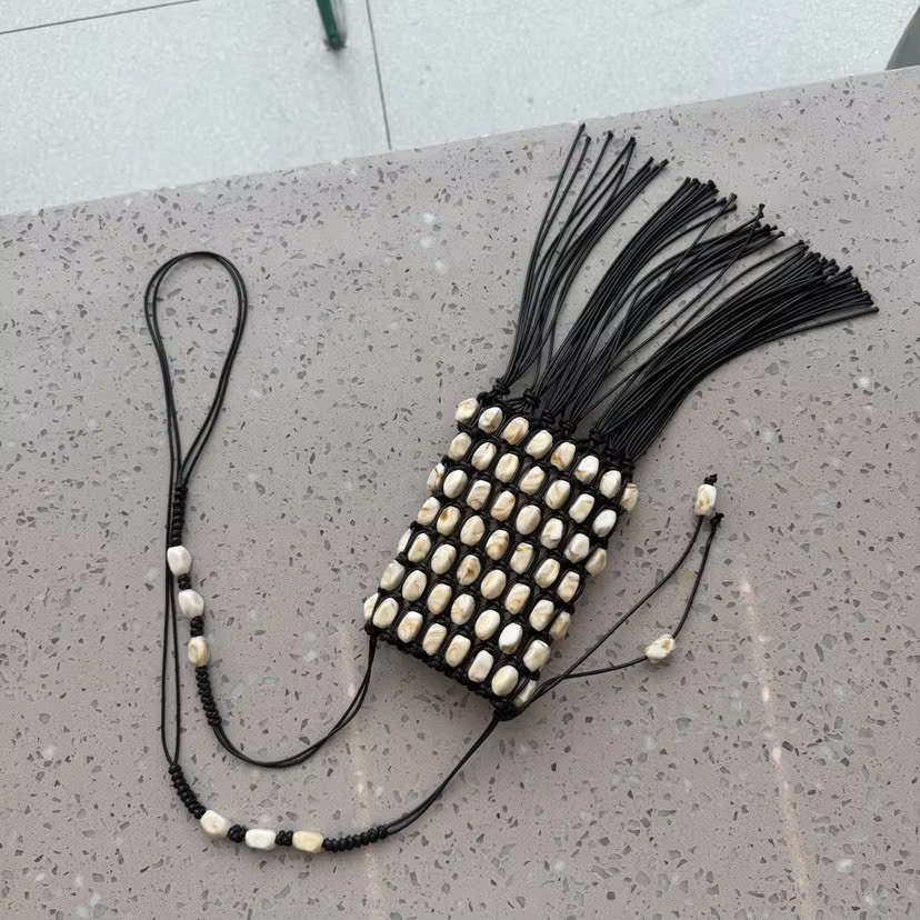 Nouveau Sac à bandoulière perlé en pierre tendance