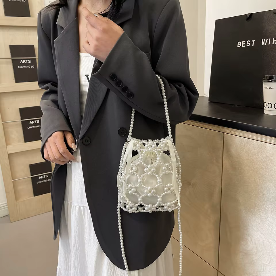 2026 nouveau sac pour femmes mode sac à bandoulière décontracté de haute qualité banlieue sac à bandoulière conception vente chaude perle