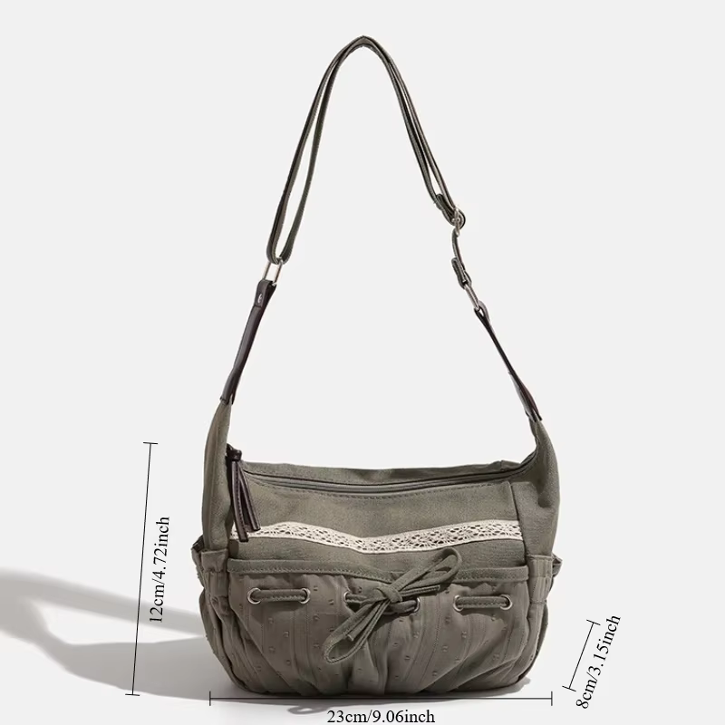 2025 nouveau concepteur femmes sac à bandoulière décontracté Y2K esthétique Streetwear cordon sac à main Vinage sac