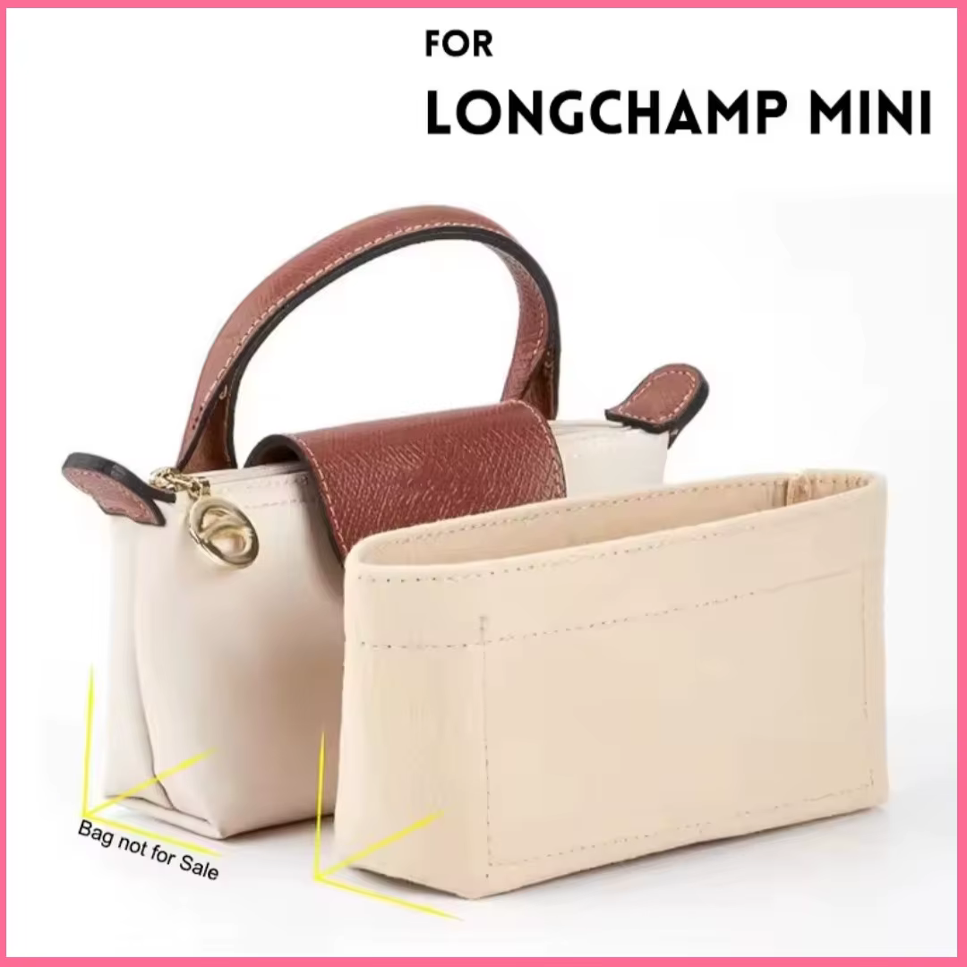 Organisateur de sac pour Longchamp Small Tote Bag Timid