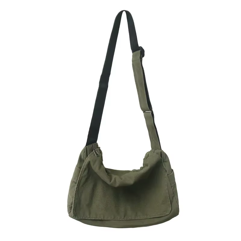 Hobo-Sac en toile souple pour femme