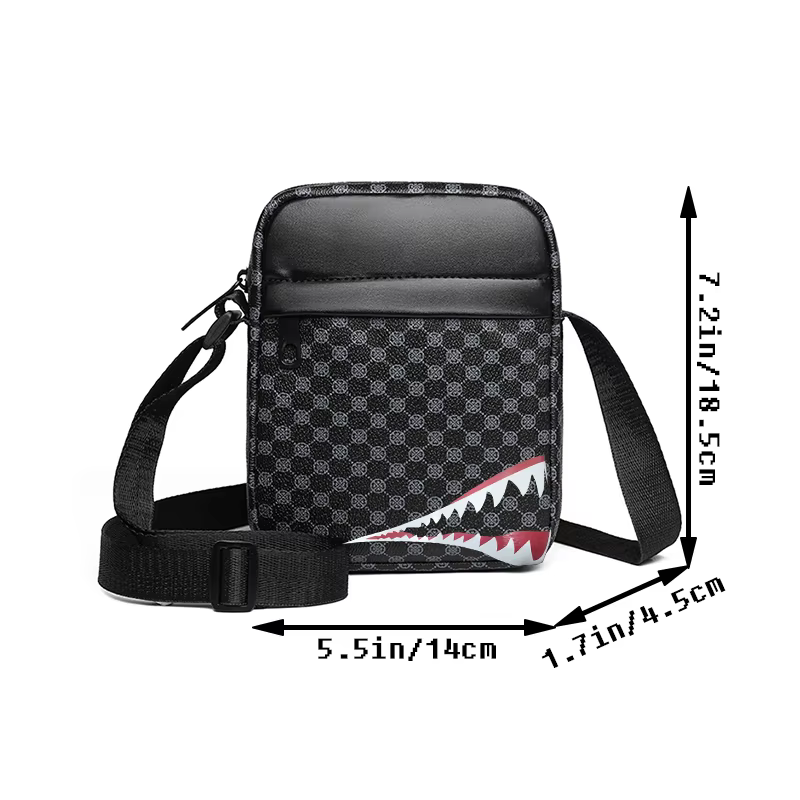 Sac à bandoulière moderne Shark Mouth - Sac