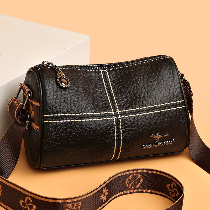 Sacs à main en cuir véritable à motif de pierre pour femmes