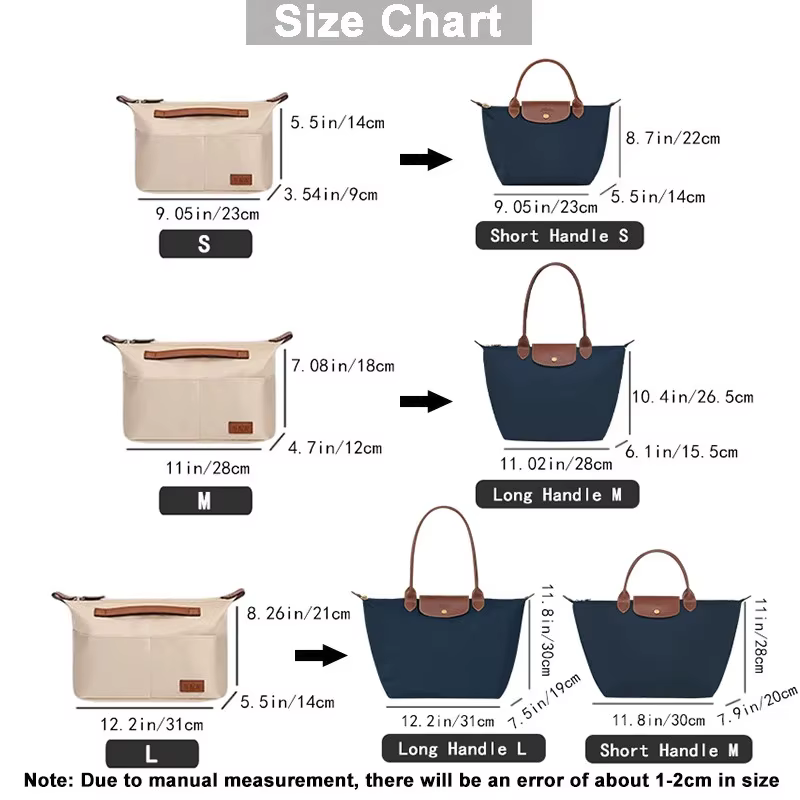 Sac intérieur pour sacs à main Longchamp LE PLIAGE