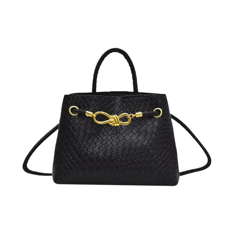Sac fourre-tout élégant pour femme 2026 – Sac à main de banlieue de luxe à motif tissé