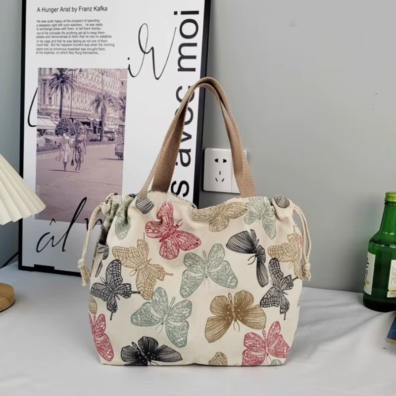 Sac à main en toile imprimée à la mode