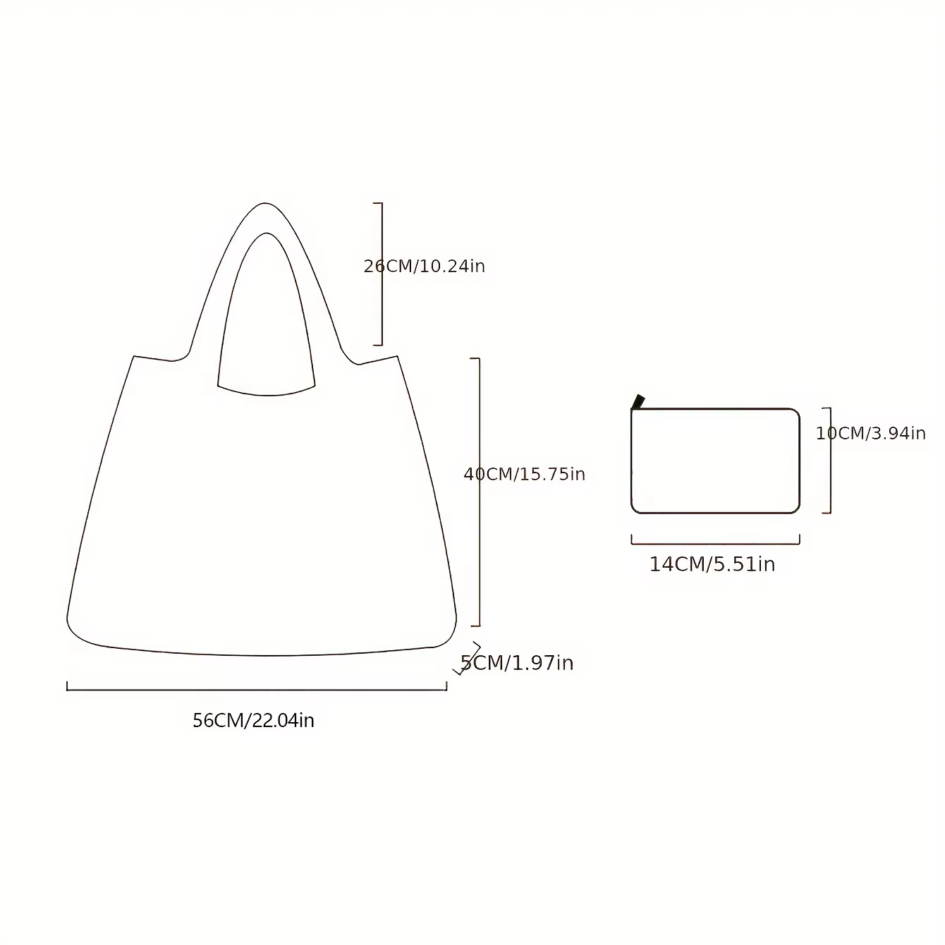 Grand sac fourre-tout Chic Iris Flower