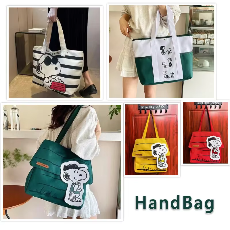 Sac fourre-tout en toile grande capacité