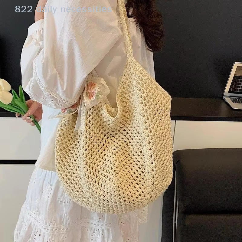 Sac tissé grande capacité pour femme