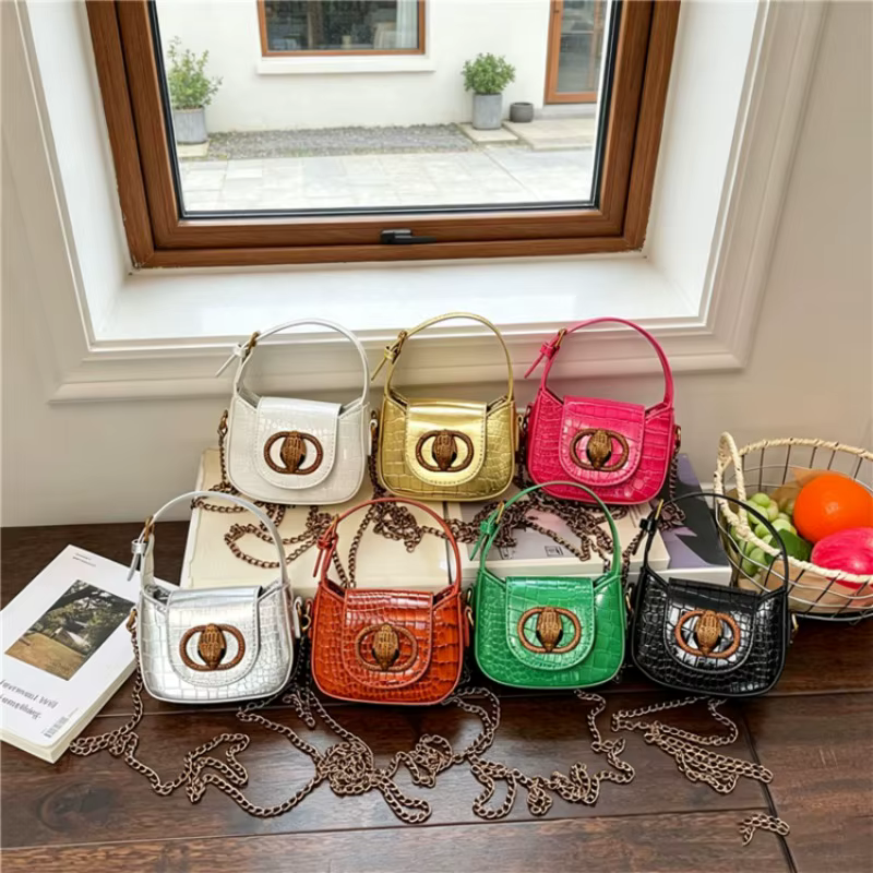 Sac à langer en cuir de créateur
