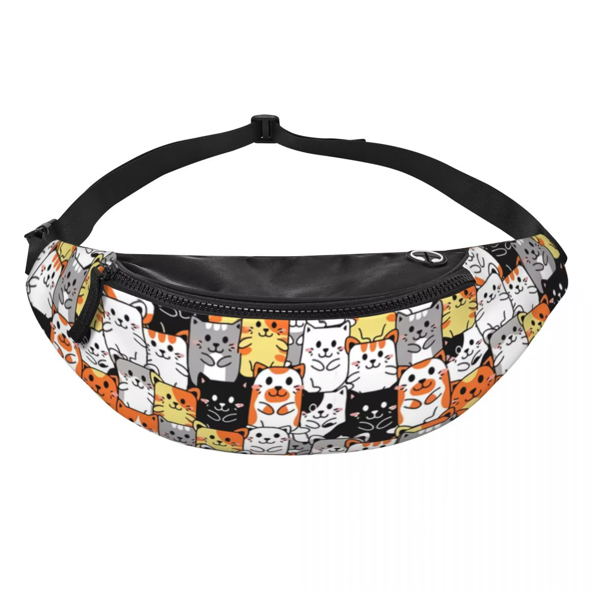 Sac banane à motif de chat de chaton mignon pour hommes et femmes