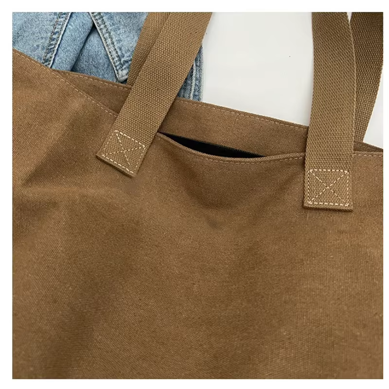 Sac fourre-tout en toile tendance pour femme