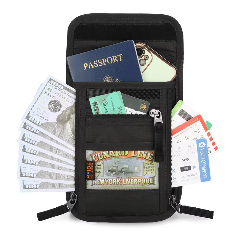 Portefeuille pour passeport de voyage