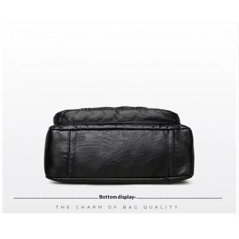 Sac bandoulière pour femme en cuir souple lavé
