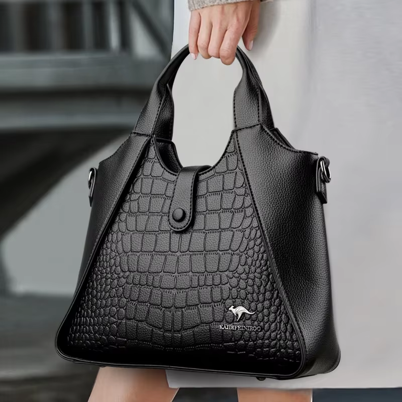 Sac à main en cuir souple pour femme