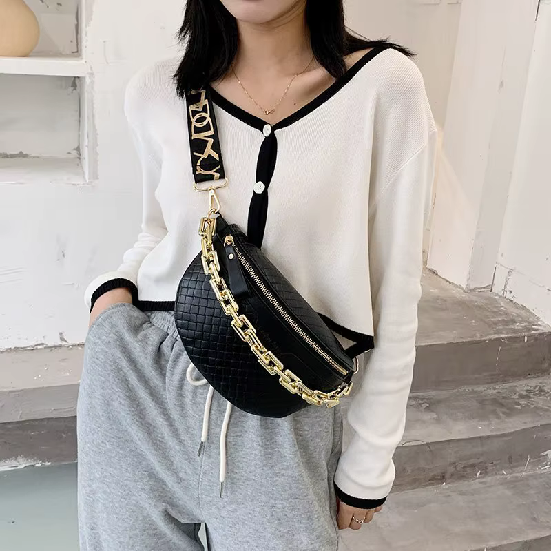 Sacs de poitrine à chaîne de luxe pour femmes