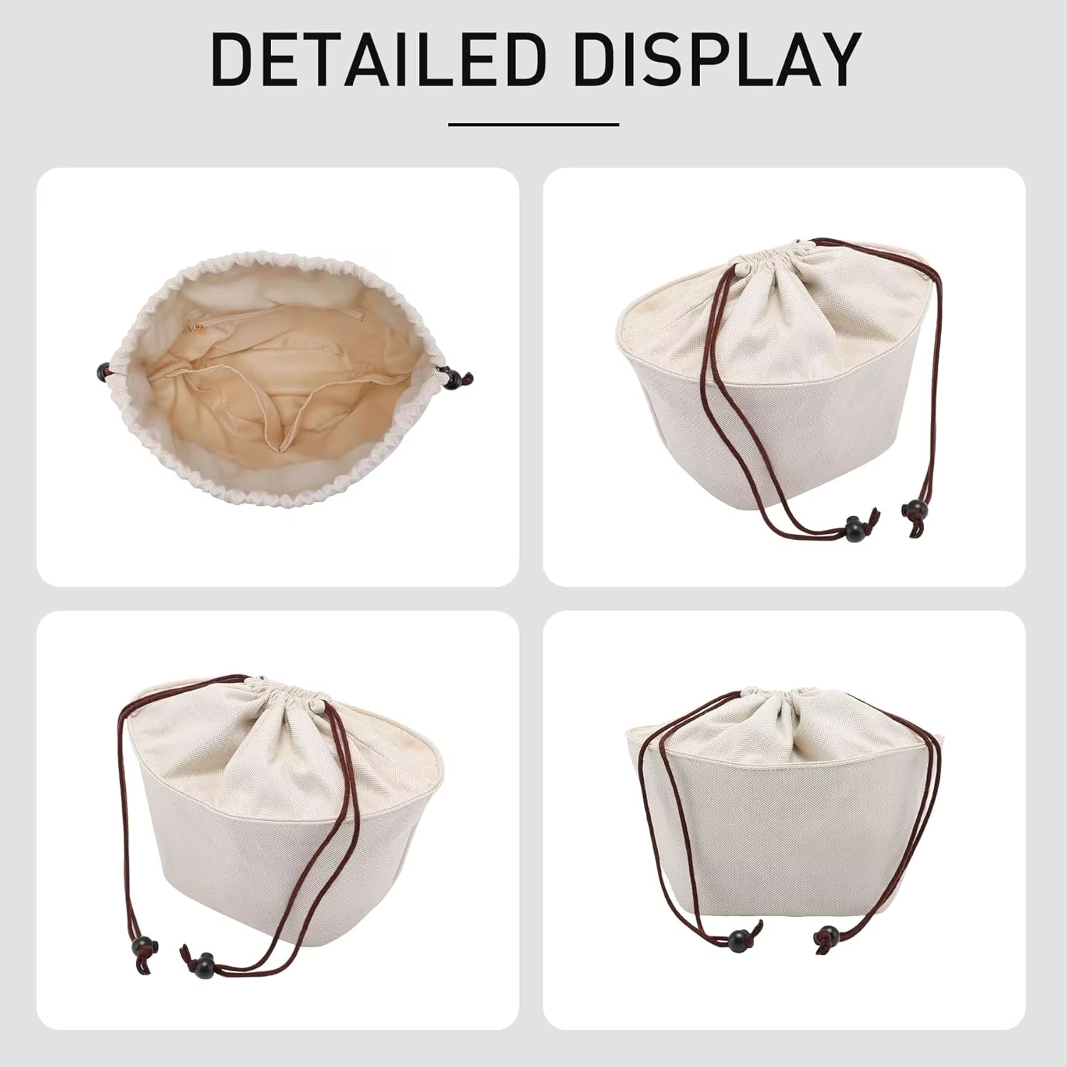Organisateur de sac à main pour Loewe Small Anagram Basket Bag