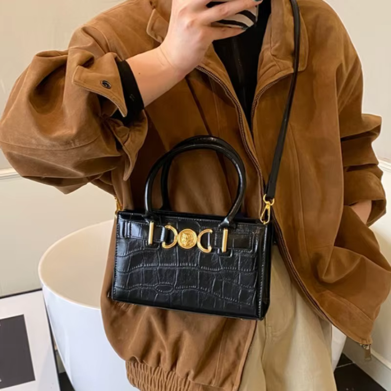 Sac à langer vintage en cuir pour femme