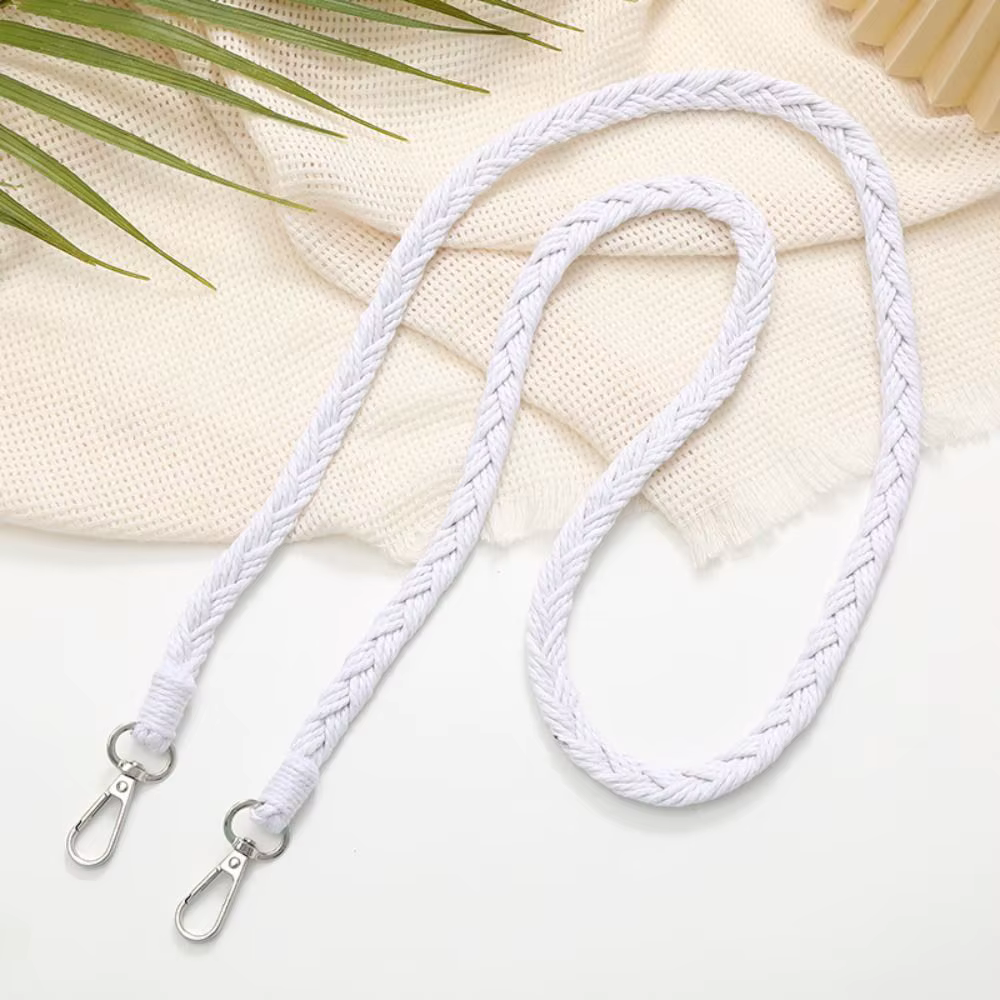 Sangle de sac tressée tissée à la main détachable
