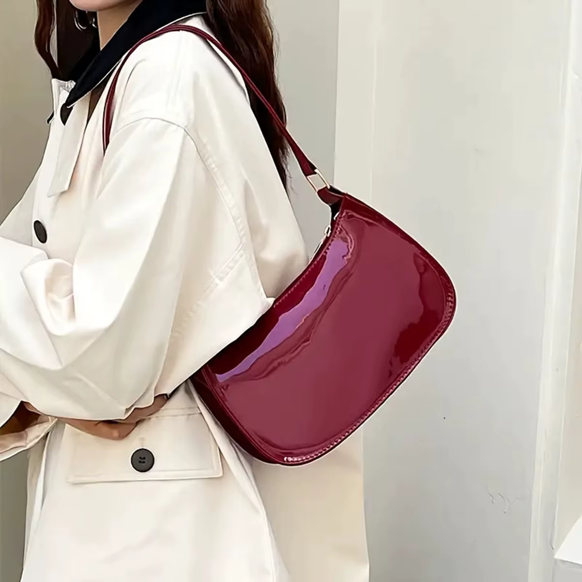 Sac rouge haut de gamme pour femmes
