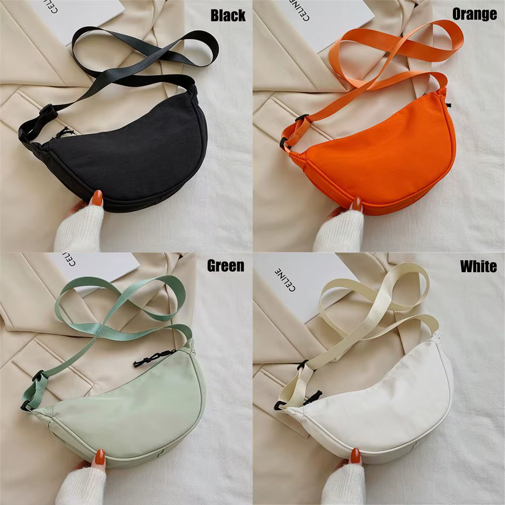 Sac à bandoulière en Nylon Orange pour femmes