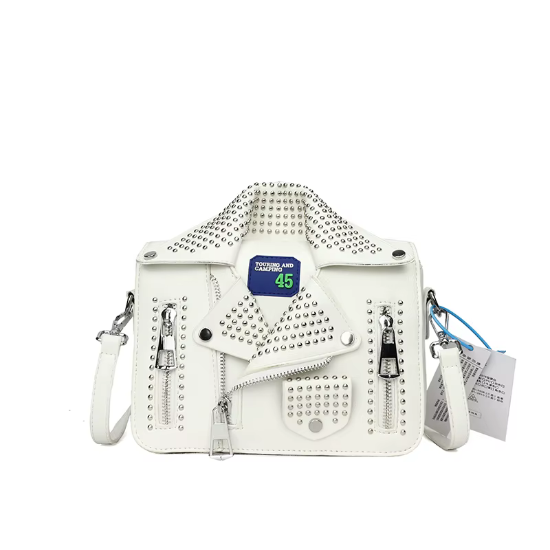 Sac à bandoulière clouté Hip Hop pour femme