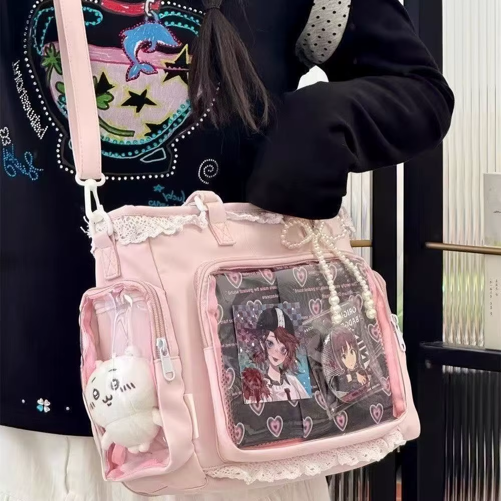 Sac à bandoulière Itabag japonais bidimensionnel motif Ballerine 'Grand Appétit'