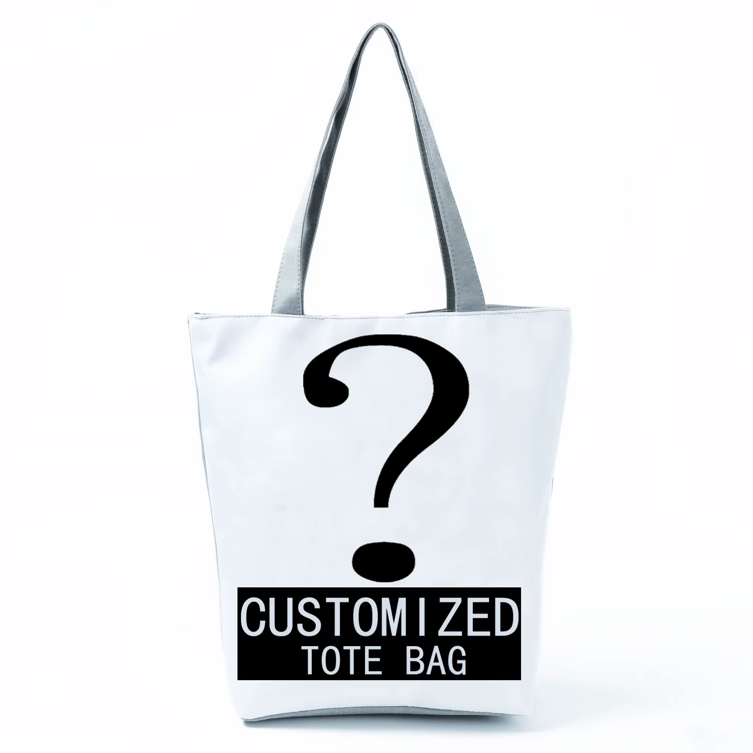 Sac fourre-tout personnalisé avec logo imprimé pour femme