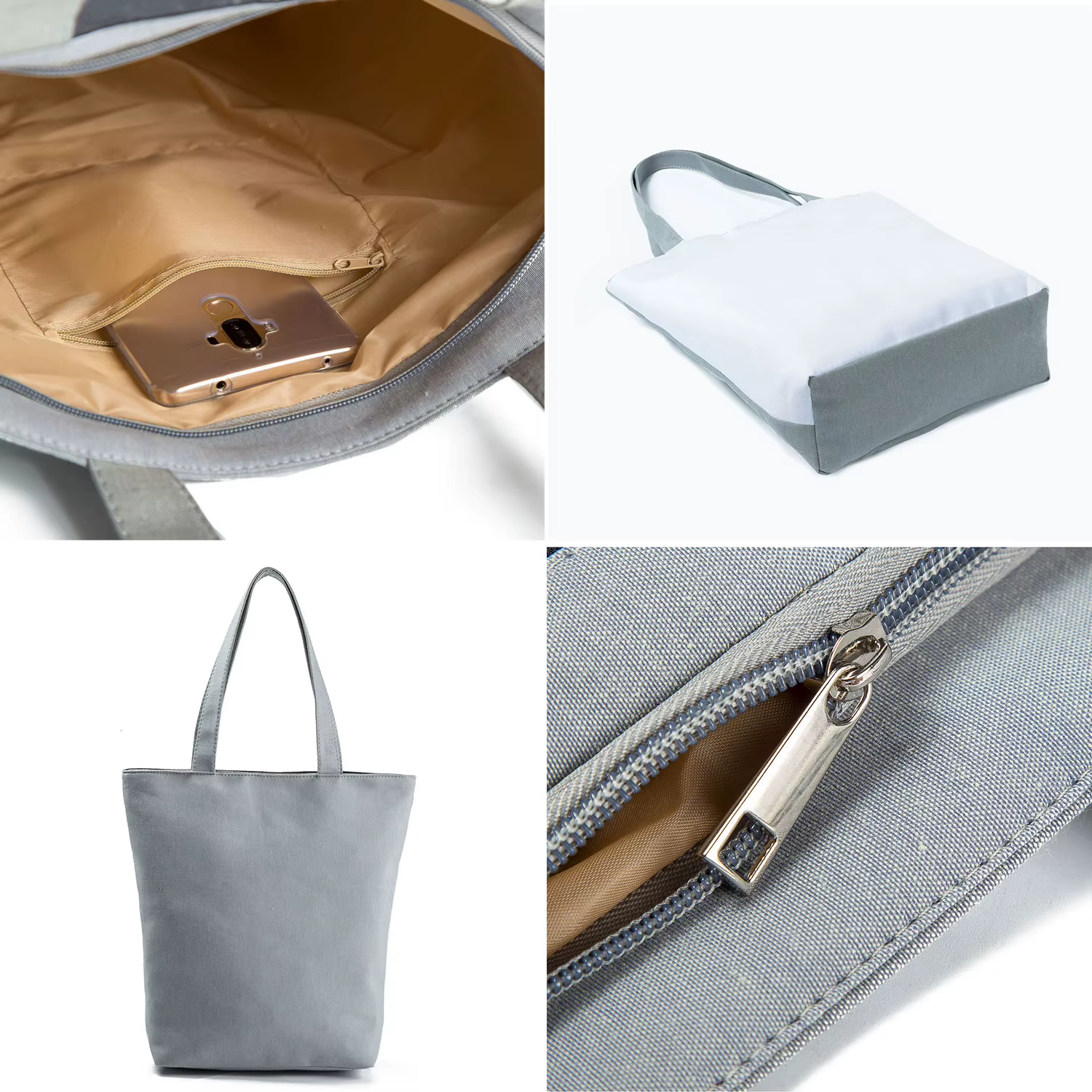 Personnel personnaliser femmes sac fourre-tout avec Logo imprimé